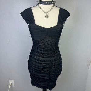 Gothic black and silver dress